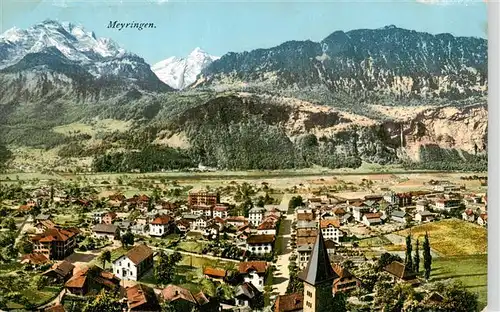 AK / Ansichtskarte  Meiringen_BE Panorama Alpen