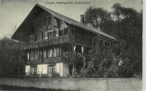 AK / Ansichtskarte  Brienzwiler_BE Chalet Mittelgarten