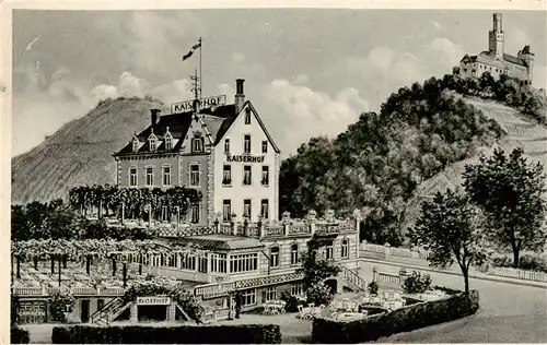 AK / Ansichtskarte  Braubach_Rhein Hotel Foerst-Kaiserhof Illustration