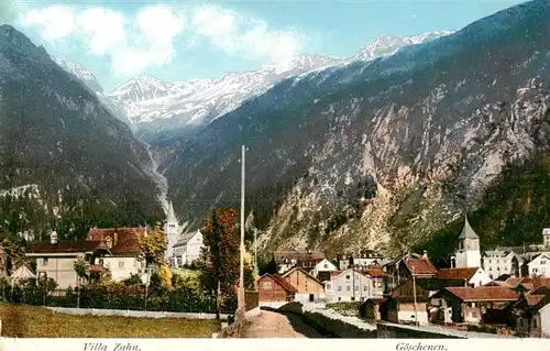 AK / Ansichtskarte  Goeschenen_Goeschenen_UR Villa Zahn Alpen