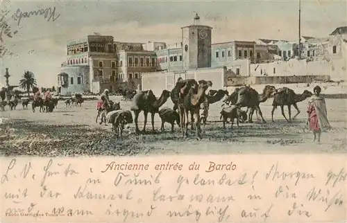 AK / Ansichtskarte 73958562 Bardo_Le_Tunis_Tunesie Ancienne entrée du Bardo