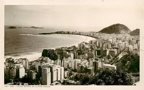 AK / Ansichtskarte  Rio_de_Janeiro_Brazil Vista aérea de Copacabana