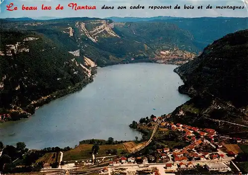 AK / Ansichtskarte  Nantua_01 Le lac de Nantua Vue aerienne