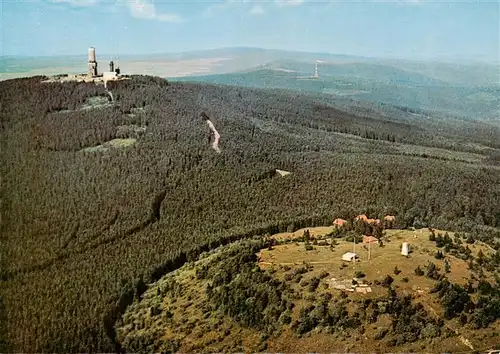 AK / Ansichtskarte  Grosser_Feldberg_Taunus Fernmelde TV und UKW Sender mit Kleinem Feldberg und Observatorium