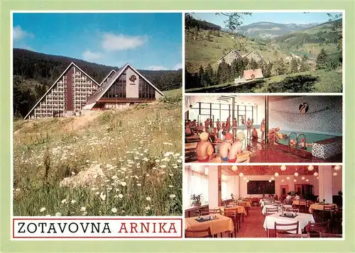 AK / Ansichtskarte  Labska_Bouda_Krkonose_CZ Zotavovna Arnika Panorama Hallenbad Gastraum