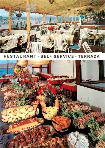 AK / Ansichtskarte 73958630 Las_Palmas_Gran_Canaria Restaurant Self Service Terraza