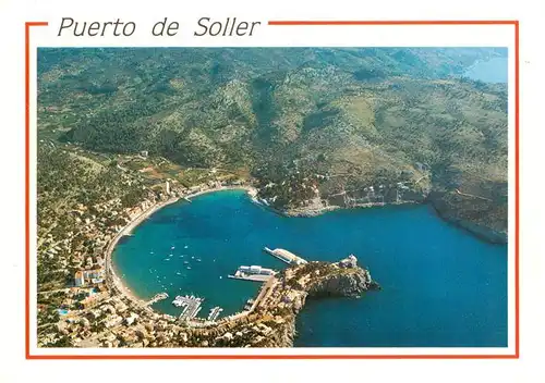 AK / Ansichtskarte  Puerto_de_Soller Vista aerea del puerto