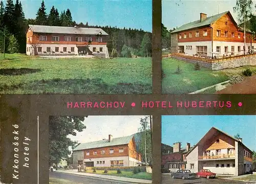 AK / Ansichtskarte  Harrachov_Harrachsdorf_CZ Hotel Hubertus s ubytovnou v Harrachove