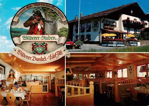 AK / Ansichtskarte 73958718 Bodenmais Pension Cafe Restaurant Wilderer Stuben Gastraeume