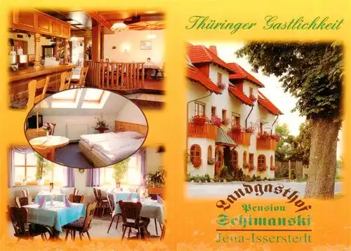 AK / Ansichtskarte 73958723 Jena__Thueringen Landgasthof Pension Schimanski Gastraeume