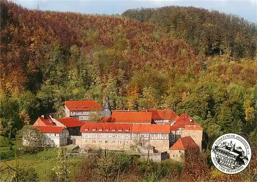 AK / Ansichtskarte 73958743 Rodeberg Kloster Zelle Ev Heimstaette und Pflegeheim Fliegeraufnahme