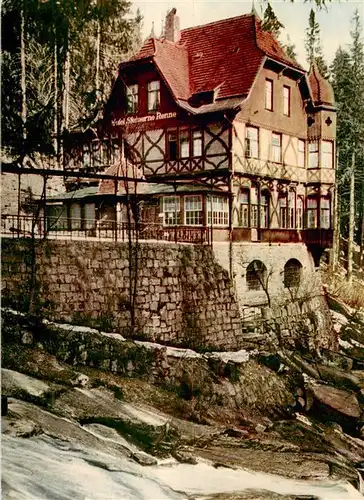 AK / Ansichtskarte 73958752 Wernigerode_Harz HO Hotel und Gaststaette Steinerne Renne