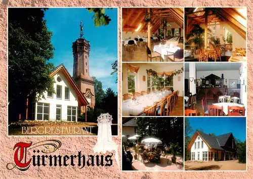 AK / Ansichtskarte 73958802 Rochlitz__Sachsen Bergrestaurant Tuermerhaus Gastraeume Terrasse