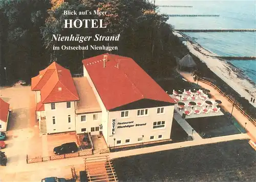 AK / Ansichtskarte 73958810 Nienhagen_Ostseebad Hotel Nienhaeger Strand Fliegeraufnahme