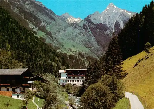 AK / Ansichtskarte  Zillertal_Tirol_AT Ausflugs Gasthof Zillergrund mit Brandbergkolm