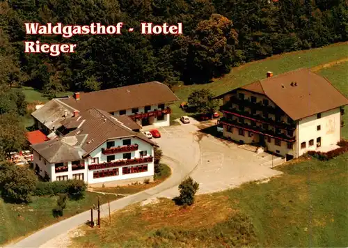 AK / Ansichtskarte  Tullnerbach_Niederoesterreich_AT Waldgasthof Hotel Rieger Fliegeraufnahme