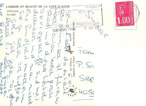 AK / Ansichtskarte  TOULON_-sur-Mer_83_Var La rade Vue aerienne