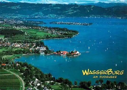 AK / Ansichtskarte 73958892 Wasserburg_Bodensee Fliegeraufnahme