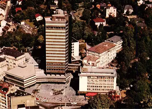 AK / Ansichtskarte  Wiesbaden RV Hochhaus Fliegeraufnahme