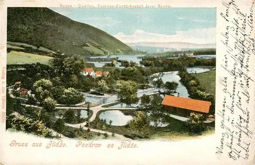 AK / Ansichtskarte 73958923 Ilidza_Ilijasa_Sarajevo_Bosnia-Herzegovina Panorama Forellenzucht-Anstalt Jzvor Bosne