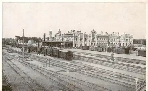 AK / Ansichtskarte  Brest_-Litowsk_Belarus_Weissrussland Bahnhof