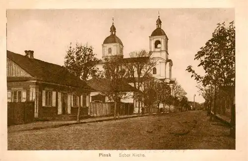 AK / Ansichtskarte 73958947 Pinsk_Belarus Sobor Kirche