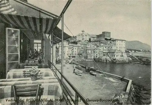 AK / Ansichtskarte  Boccadasse_Genova_Genua_Liguria_IT Veduta del Ristorante al Mare