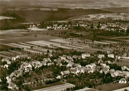 AK / Ansichtskarte  Oberhaugstett_Neubulach_BW Fliegeraufnahme