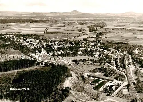 AK / Ansichtskarte  Heiningen__Goeppingen_BW Fliegeraufnahme