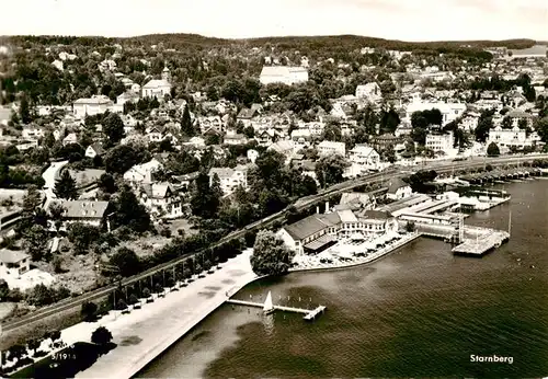 AK / Ansichtskarte  Starnberg_Starnbergersee Panorama Hafen