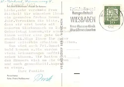 AK / Ansichtskarte  Katzen Perserkatze