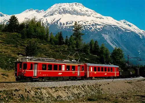 AK / Ansichtskarte  Eisenbahn_Railway_Chemin_de_Fer RhaetischeBahn Elektrischer Triebwagen ABe 4/4 503 