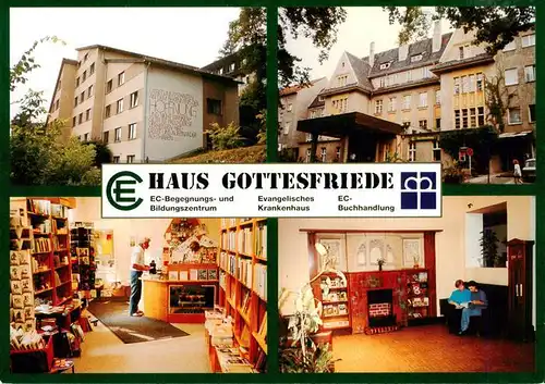 AK / Ansichtskarte  Woltersdorf_Erkner Haus Gottesfriede EC Bildungszentrum Ev Krankenhaus EC Buchhandlung