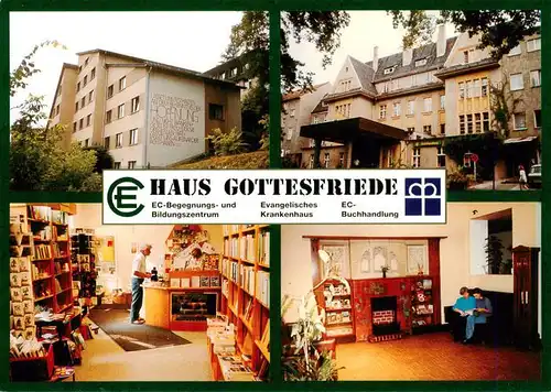 AK / Ansichtskarte  Woltersdorf_Erkner Haus Gottesfriede EC Bildungszentrum Ev Krankenhaus EC Buchhandlung