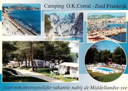 AK / Ansichtskarte  Cuges-les-Pins_13_Bouches-du-Rhone Camping OK Corral Zuid Frankrijk Details Schwimmbad Yachthafen