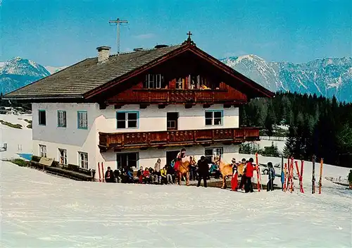 AK / Ansichtskarte  Oberau_Tirol Gasthaus Jugendherberge Ferienhaus Zauberwinkel