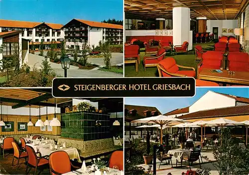 AK / Ansichtskarte  Griesbach_Rottal_Bayern Steigenberger Hotel Gastraeume Terrasse