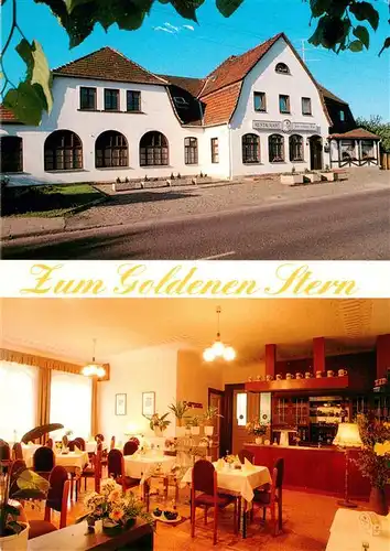 AK / Ansichtskarte 73959106 Leibsch Hotel Restaurant Zum Goldenen Stern Gastraum