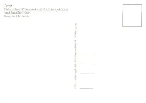 AK / Ansichtskarte 73959123 Peitz Hist Huettenwerk mit Hochofengebaeude und Emaillierhuette