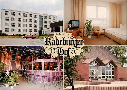 AK / Ansichtskarte 73959124 Radeburg Hotel Garni Radeburger Hof Gastraum Bar Zimmer
