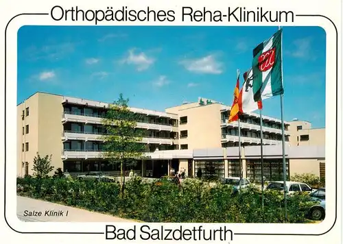 AK / Ansichtskarte 73959133 Bad_Salzdetfurth Orthopaed Reha Klinikum Salze Klinik I