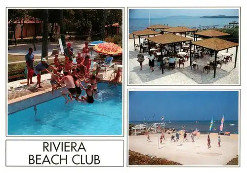 AK / Ansichtskarte  Hyeres-les-Palmiers_83_Var Riviera Beach Club Schwimmbad Strandpartien