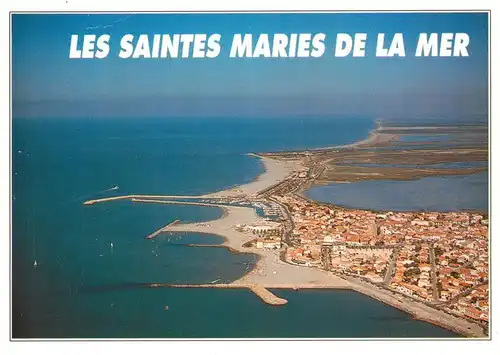 AK / Ansichtskarte  Les_Saintes-Maries-de-la-Mer Vue aerienne