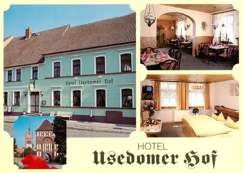 AK / Ansichtskarte 73959149 Usedom Hotel Usedomer Hof Gastraum Zimmer