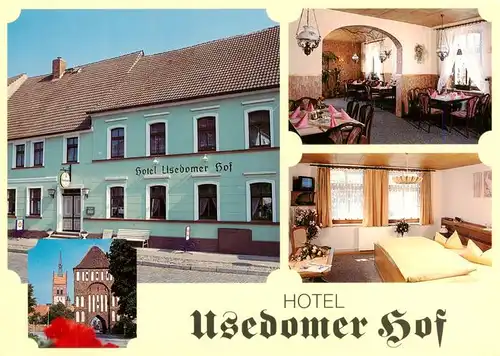 AK / Ansichtskarte  Usedom Hotel Usedomer Hof Gastraum Zimmer