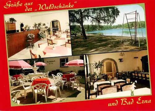 AK / Ansichtskarte 73959153 Doberlug-Kirchhain Waldschaenke Bad Erna Gastraeume Strandpartie