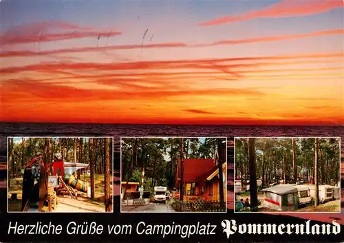AK / Ansichtskarte 73959160 Zinnowitz_Ostseebad Campingplatz Pommernland Teilansichten