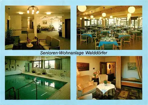 AK / Ansichtskarte  Hamburg Senioren Wohnanlage Walddoerfer Gastraeume Hallenbad Zimmer