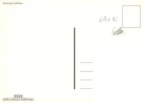 AK / Ansichtskarte  Dornburg_Saale Dornburger Schloesser Fliegeraufnahme