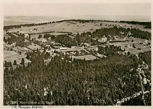 AK / Ansichtskarte  Mont-Soleil_St_Imier_BE Vue aérienne